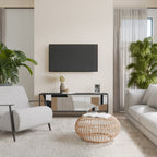 DELICATE MEMENTO TV-Lowboard mit 3 Türen in Schwarz