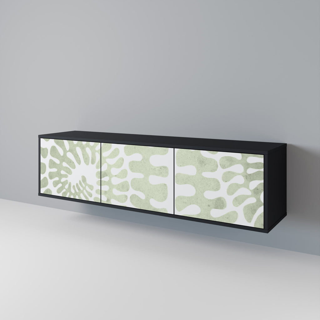 HELIX DANCE TV-Lowboard mit 3 Türen in Schwarz