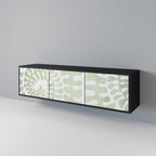 HELIX DANCE TV-Lowboard mit 3 Türen in Schwarz