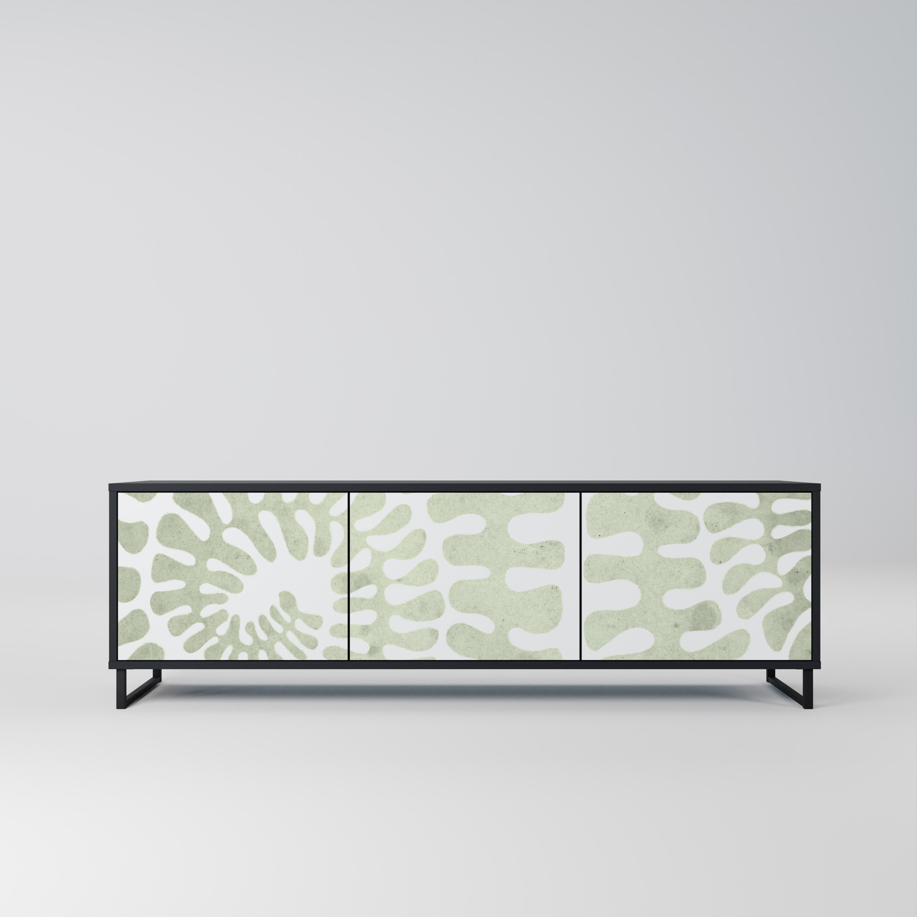 HELIX DANCE TV-Lowboard mit 3 Türen in Schwarz