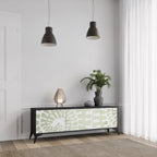 HELIX DANCE TV-Lowboard mit 3 Türen in Schwarz