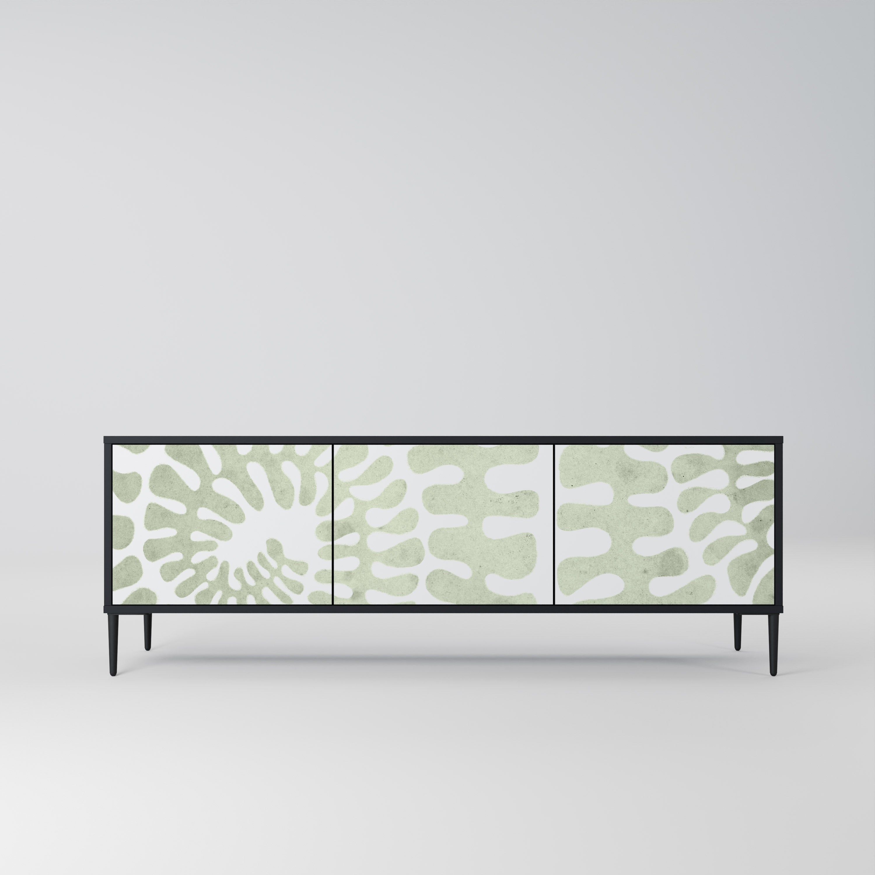 HELIX DANCE TV-Lowboard mit 3 Türen in Schwarz