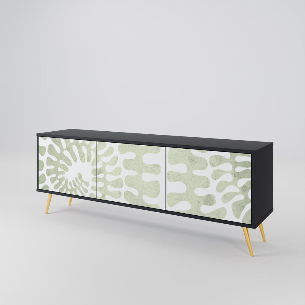 HELIX DANCE TV-Lowboard mit 3 Türen in Schwarz