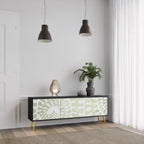 HELIX DANCE TV-Lowboard mit 3 Türen in Schwarz