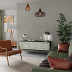 HELIX DANCE TV-Lowboard mit 3 Türen in Schwarz