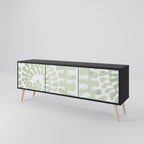 HELIX DANCE TV-Lowboard mit 3 Türen in Schwarz