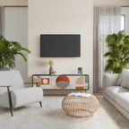 SPACE AROUND TV-Lowboard mit 3 Türen in Schwarz