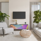 BRIGHT GEOMETRY TV-Lowboard mit 3 Türen in Schwarz