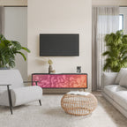 IRREGULAR PINK TV-Lowboard mit 3 Türen in Schwarz