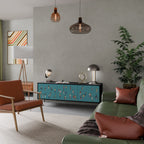 COLLECTIVE STREAM TV-Lowboard mit 3 Türen in Schwarz