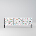 ENERGETIC SPOTS TV-Lowboard mit 3 Türen in Schwarz