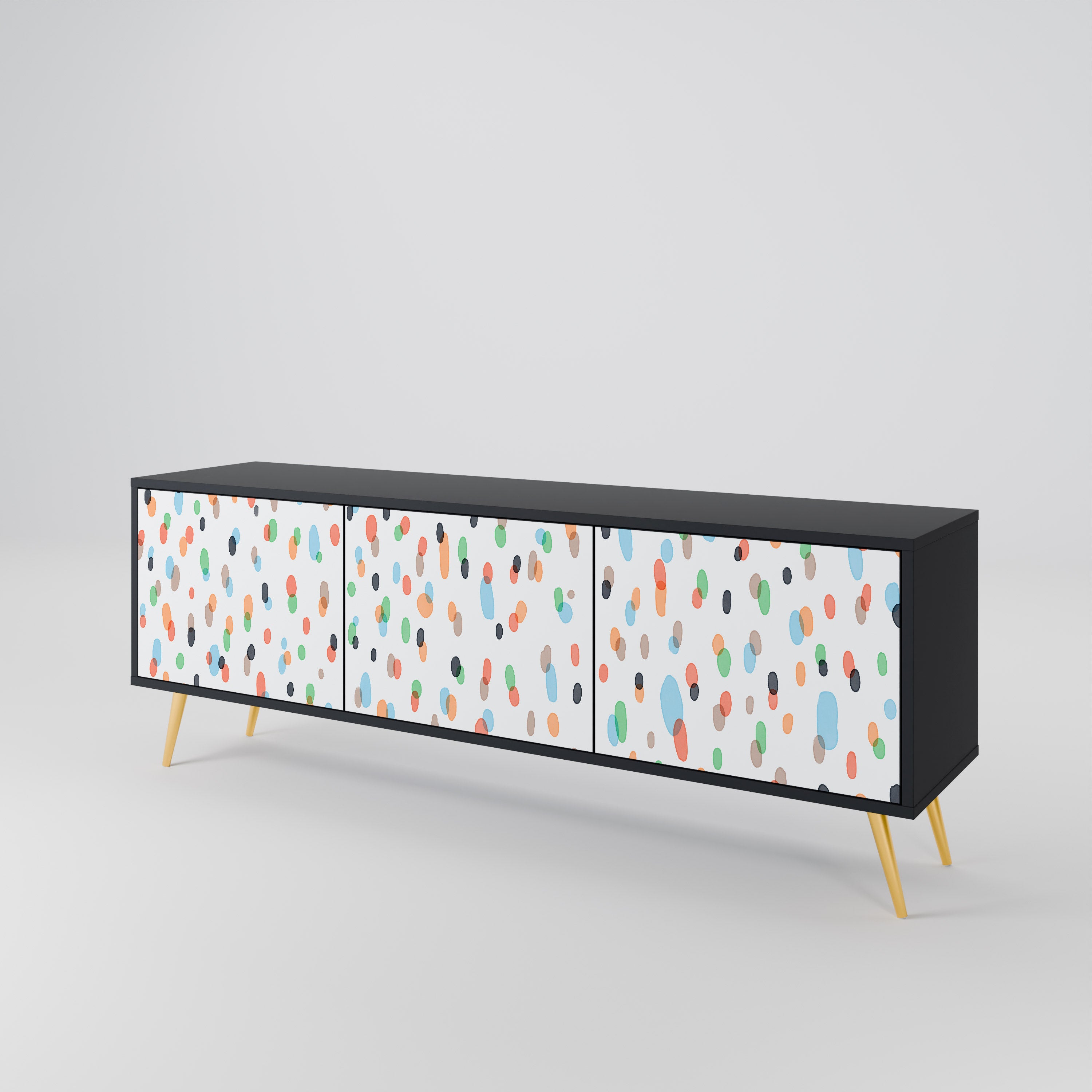 ENERGETIC SPOTS 3-Door TV Cabinet