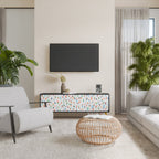 ENERGETIC SPOTS TV-Lowboard mit 3 Türen in Schwarz