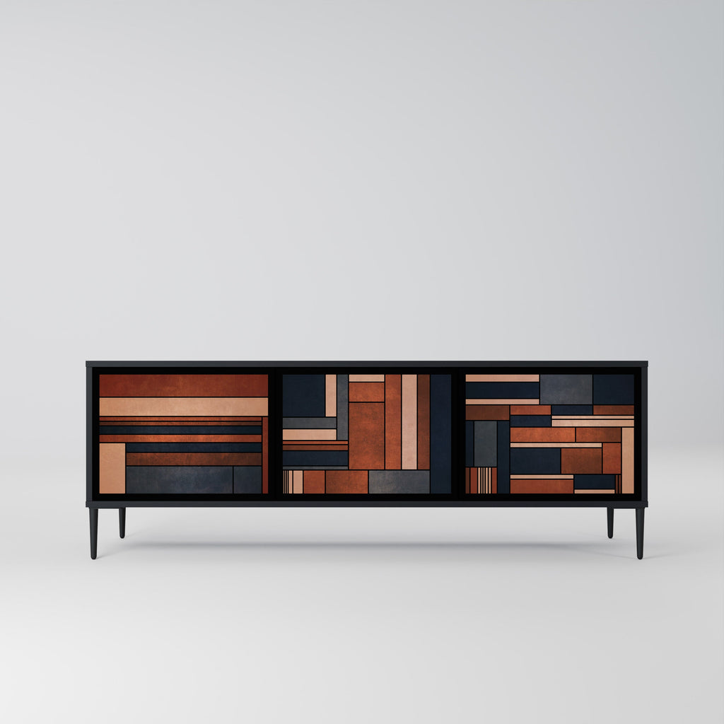 INTREPID FORMATION TV-Lowboard mit 3 Türen in Schwarz