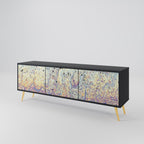 MOSAIC OF COLORS TV-Lowboard mit 3 Türen in Schwarz