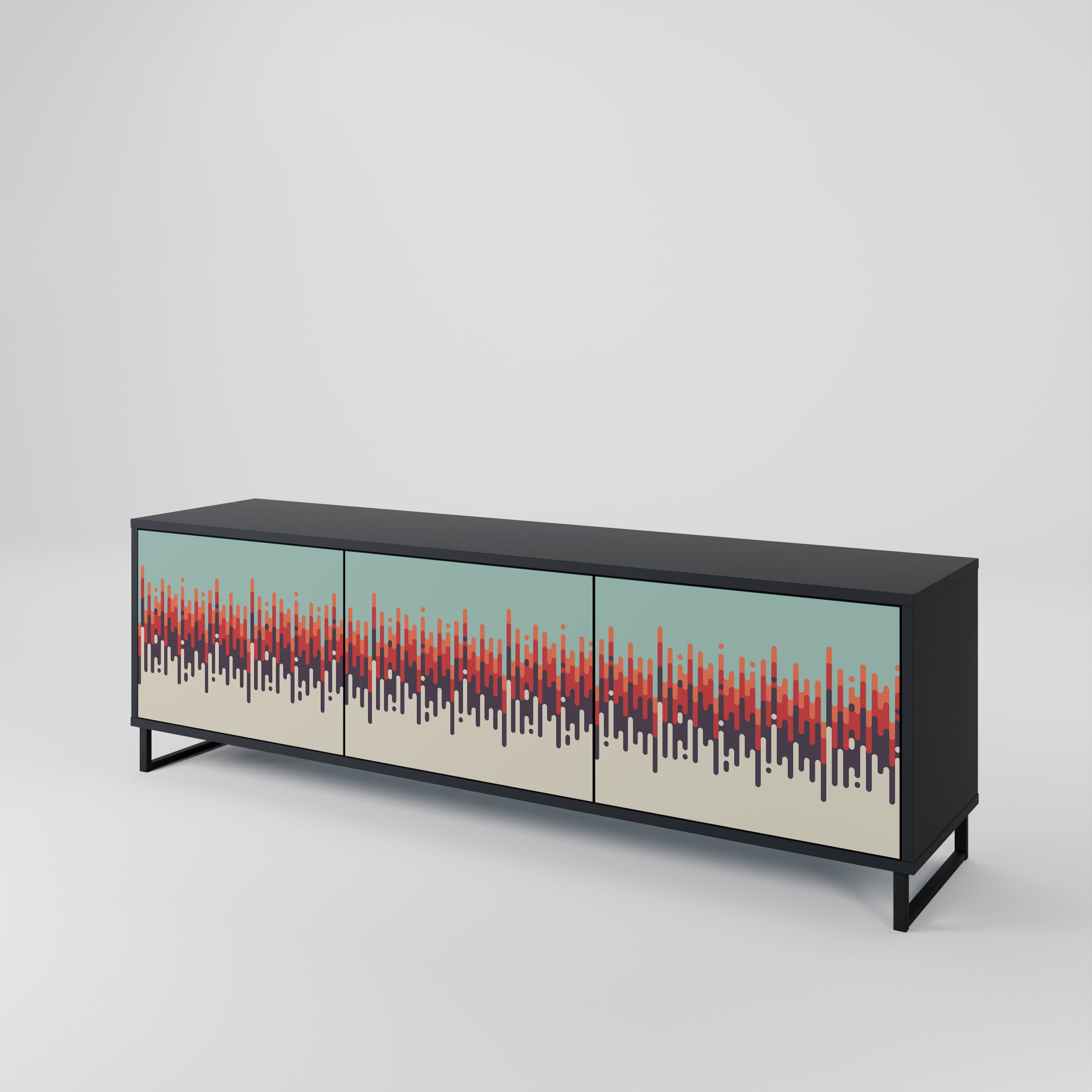 CHROMA CONTOURS 3-Door TV Cabinet