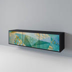 SPECTRUM SPLENDOR TV-Lowboard mit 3 Türen in Schwarz