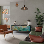 SPECTRUM SPLENDOR TV-Lowboard mit 3 Türen in Schwarz