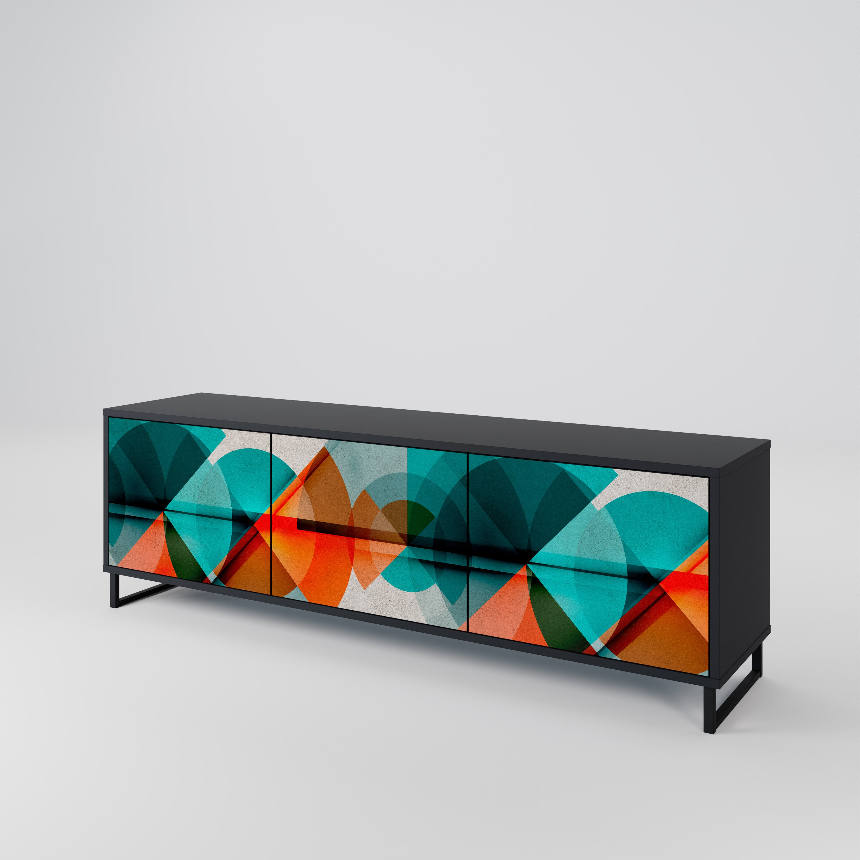 CIRCULAR RHAPSODY 3-Door TV Cabinet