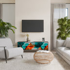 CIRCULAR RHAPSODY TV-Lowboard mit 3 Türen in Schwarz