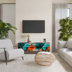 CIRCULAR RHAPSODY TV-Lowboard mit 3 Türen in Schwarz