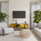 PIERCING SHARPNESS TV-Lowboard mit 3 Türen in Schwarz