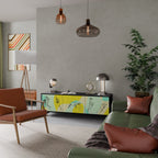 BODY LANGUAGE TV-Lowboard mit 3 Türen in Schwarz