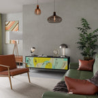 BODY LANGUAGE TV-Lowboard mit 3 Türen in Schwarz