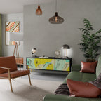 BODY LANGUAGE TV-Lowboard mit 3 Türen in Schwarz