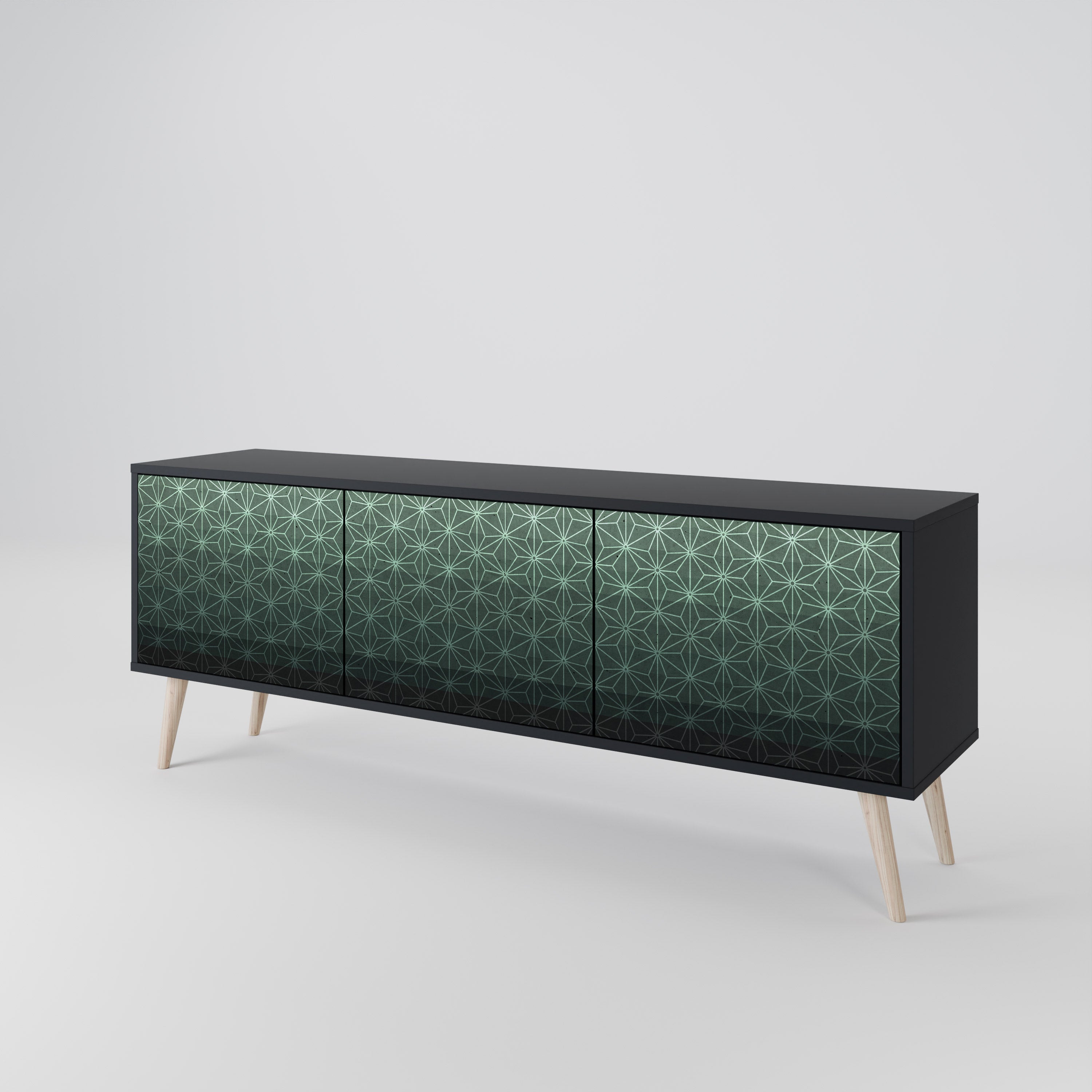 ORNAMENTAL GLIMMER 3-Door TV Cabinet