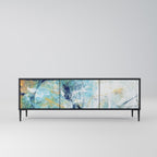 ABSTRACT THOUGHTS TV-Lowboard mit 3 Türen in Schwarz