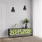 GREEN RHAPSODY TV-Lowboard mit 3 Türen in Schwarz