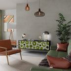 GREEN RHAPSODY TV-Lowboard mit 3 Türen in Schwarz