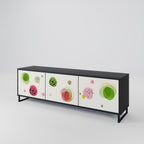 COLORFUL COSMOS TV-Lowboard mit 3 Türen in Schwarz