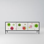 COLORFUL COSMOS TV-Lowboard mit 3 Türen in Schwarz