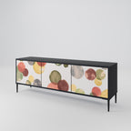 FLEETING HAPPINESS TV-Lowboard mit 3 Türen in Schwarz