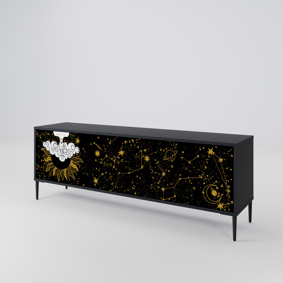STELLAR CONSTELLATIONS 3-türiges TV-Lowboard
