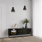 STELLAR CONSTELLATIONS TV-Lowboard mit 3 Türen in Schwarz