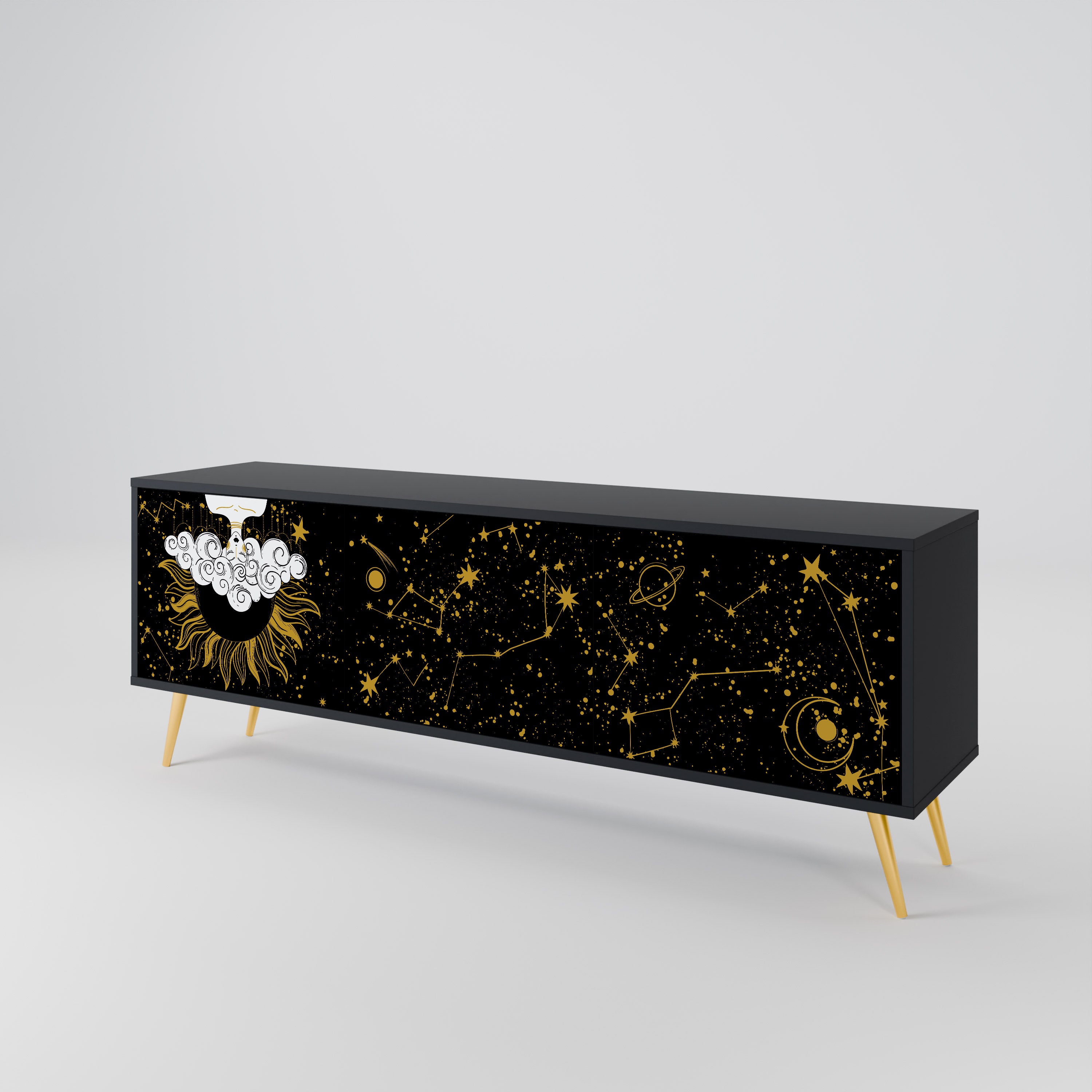 STELLAR CONSTELLATIONS 3-türiges TV-Lowboard