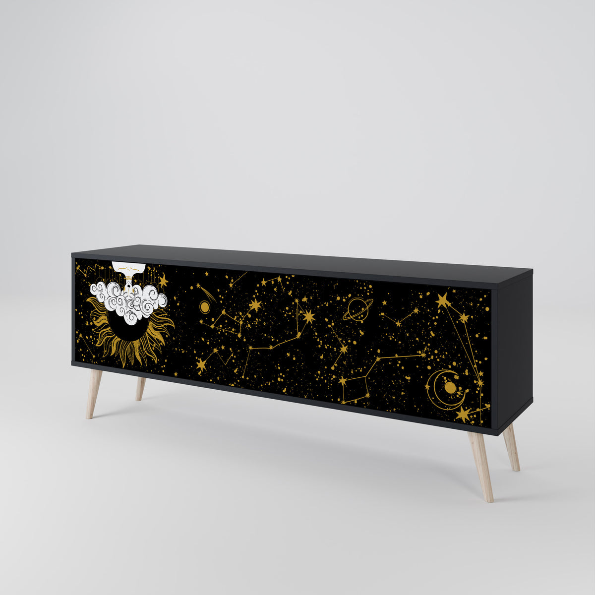 STELLAR CONSTELLATIONS 3-türiges TV-Lowboard
