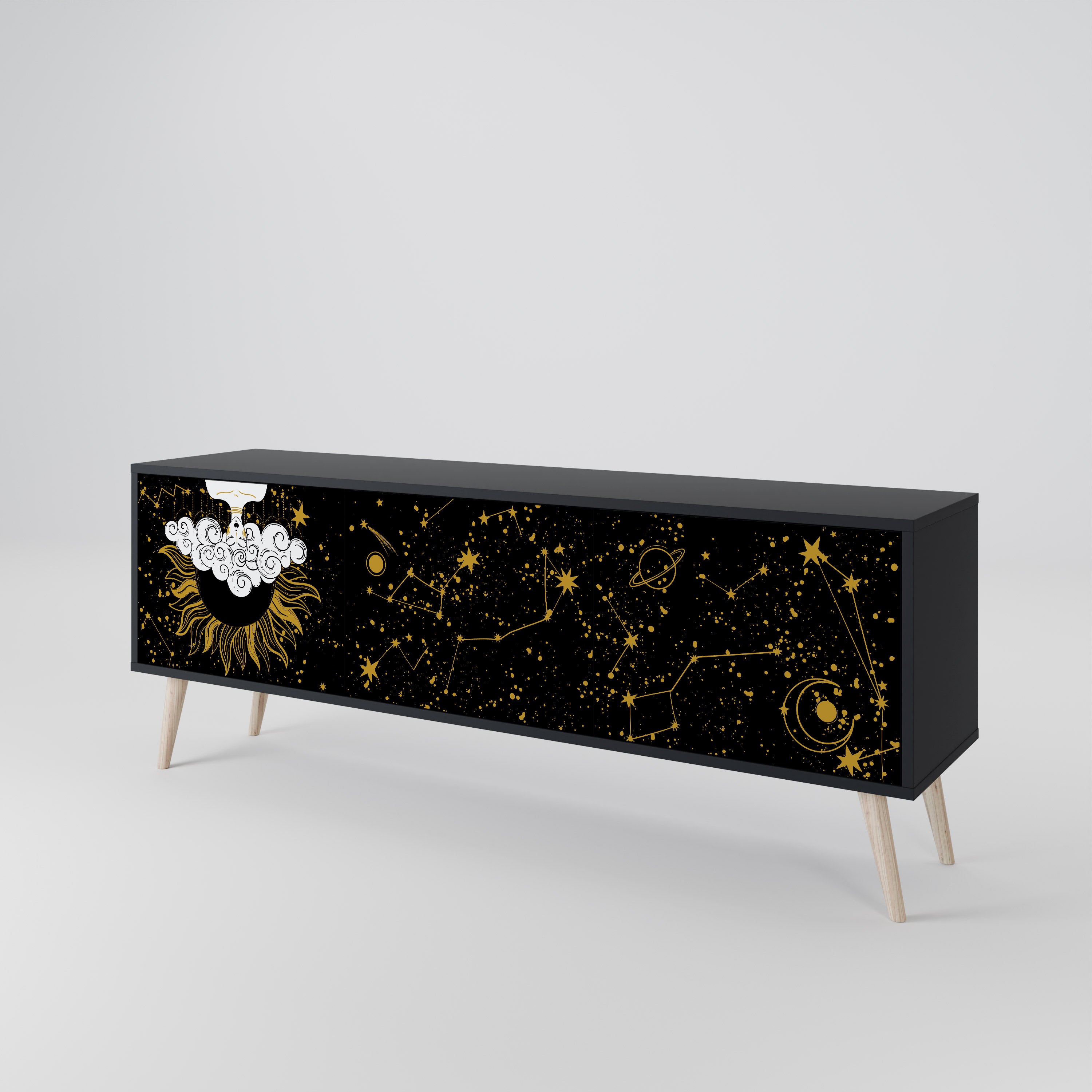 STELLAR CONSTELLATIONS 3-türiges TV-Lowboard
