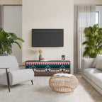 ROYAL COMPOSITION TV-Lowboard mit 3 Türen in Schwarz