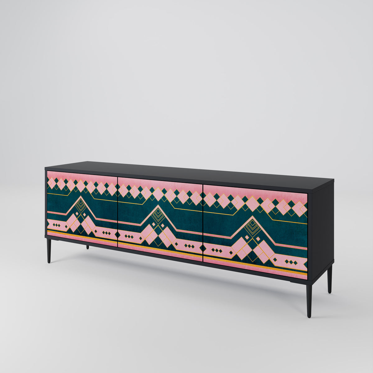 ROYAL COMPOSITION 3-türiges TV-Lowboard