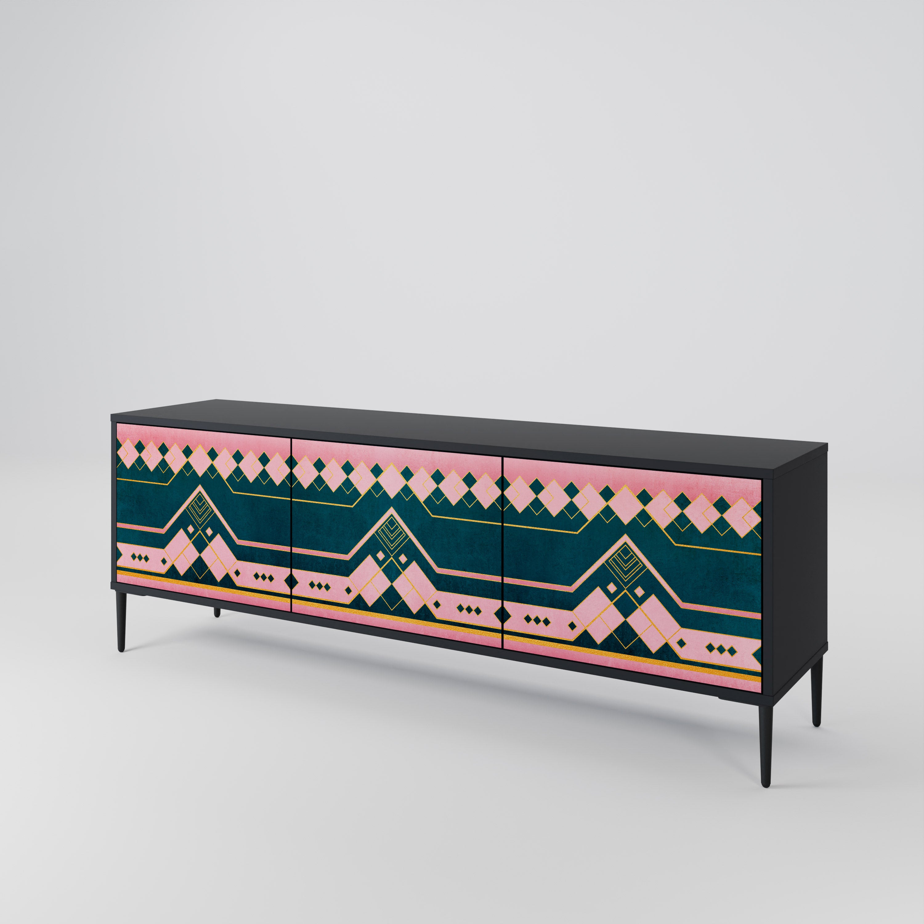 ROYAL COMPOSITION 3-türiges TV-Lowboard
