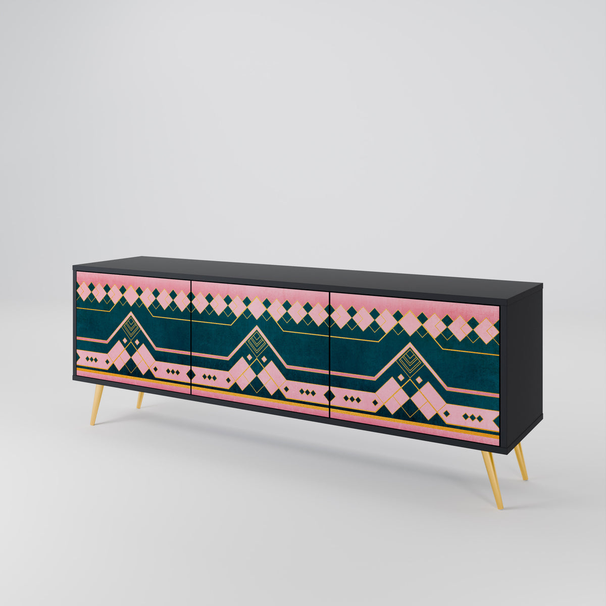 ROYAL COMPOSITION 3-türiges TV-Lowboard