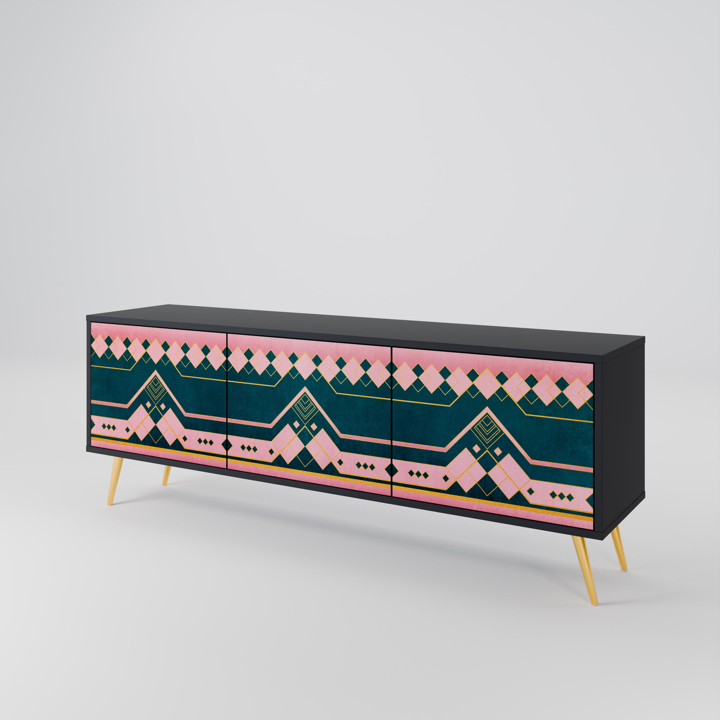 ROYAL COMPOSITION 3-türiges TV-Lowboard