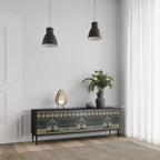 ROYAL ORDINARINESS TV-Lowboard mit 3 Türen in Schwarz