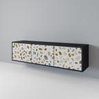 PIECES OF TOMORROW TV-Lowboard mit 3 Türen in Schwarz