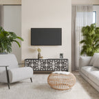 MONOCHROME NEXUS TV-Lowboard mit 3 Türen in Schwarz