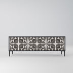 MONOCHROME NEXUS TV-Lowboard mit 3 Türen in Schwarz